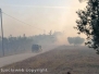 Incendio in strada Quartuccio
