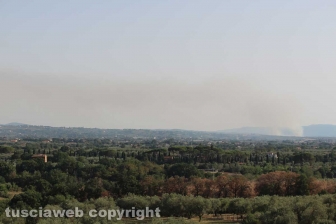 Incendio in strada Quartuccio