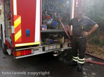 Incendio in strada Signorino