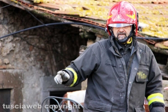Incendio in strada Valore