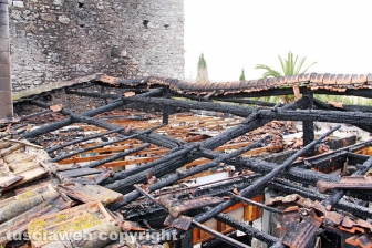 Incendio in strada Valore