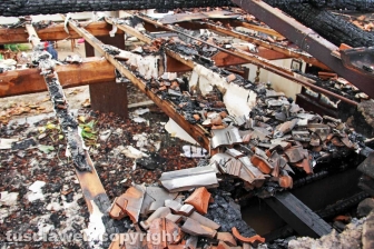 Incendio in strada Valore