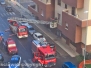 Incendio in un palazzo in via Belluno