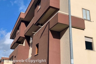 Viterbo - Incendio in un palazzo in via Belluno