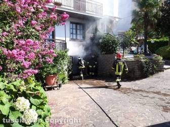 Montefiascone - Incendio in abitazione