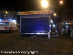 Viterbo - Incendio in via Garbini