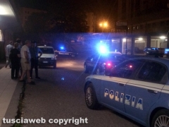 Viterbo - Incendio in via Garbini