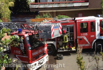 Incendio in via Garbini - Foto di Lietta Granato