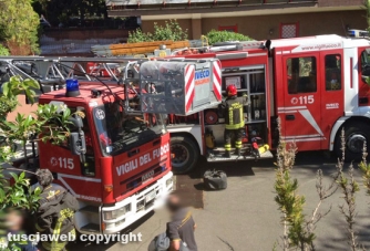 Incendio in via Garbini - Foto di Lietta Granato