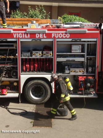 Incendio in via Garbini - Foto di Lietta Granato