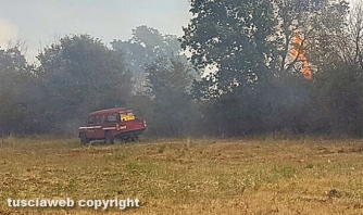 Incendio sulla Barbaranese