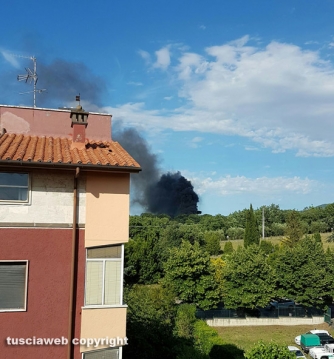 Incendio sulla Palanzana