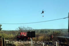 Incendio a ridosso dell\'ospedale