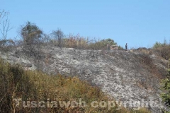 Incendio a ridosso dell\'ospedale