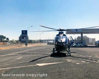 Incendio sulla Superstrada