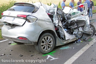 Montalto di Castro - L'incidente in strada Dogana