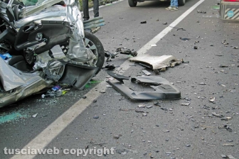 Montalto di Castro - L'incidente in strada Dogana