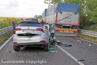 Montalto di Castro - L'incidente in strada Dogana