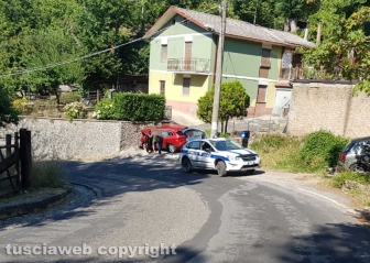 Viterbo - Incidente su strada Madonnina - La polizia locale