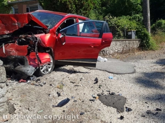 Viterbo - Incidente su strada Madonnina
