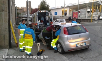 Viterbo - Incidente in via Diaz