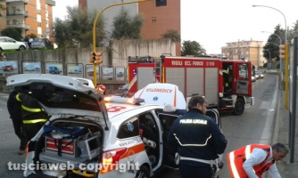 Viterbo - Incidente in via Diaz