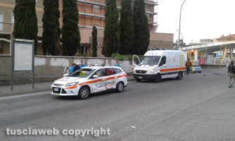 Viterbo - Incidente in via Diaz