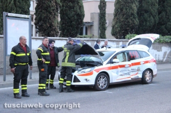 Viterbo - Incidente in via Diaz