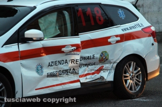Viterbo - Incidente in via Diaz