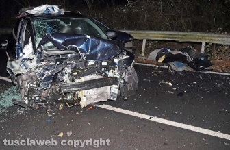 Viterbo - Incidente mortale sulla Cimina