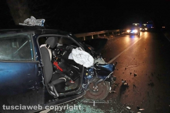 Viterbo - Incidente mortale sulla Cimina