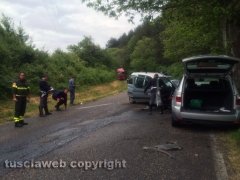 Le immagini dello schianto