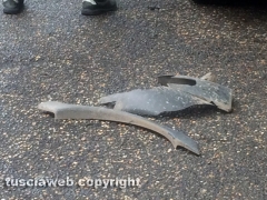 Le immagini dello schianto