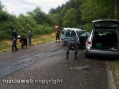 Le immagini dello schianto