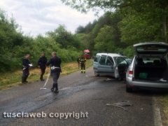 Le immagini dello schianto