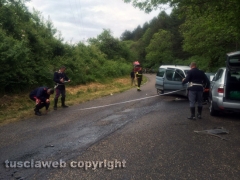 Le immagini dello schianto