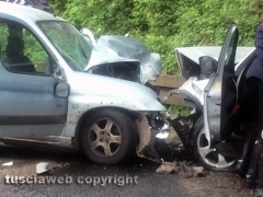 Le immagini dello schianto