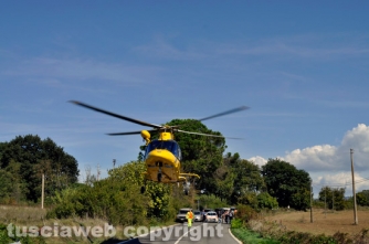 Incidente mortale sulla Flaminia - Foto Daniele Camilli