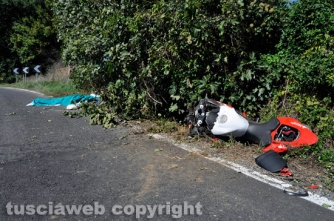 Incidente mortale sulla Flaminia - Foto Daniele Camilli
