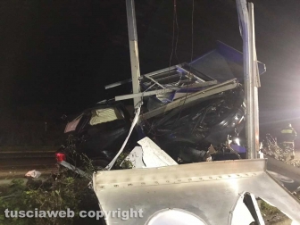 Viterbo - Incidente mortale sulla Sammartinese