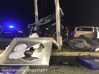 Viterbo - Incidente mortale sulla Sammartinese