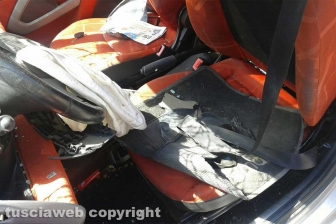 Incidente stradale sulla Cassia sud