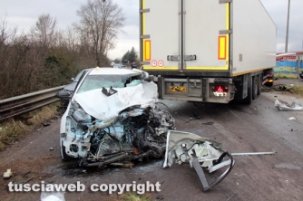 Sutri - Incidente sulla Cassia, 4 feriti
