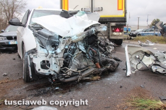 Sutri - Incidente sulla Cassia, 4 feriti