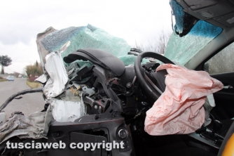 Sutri - Incidente sulla Cassia, 4 feriti