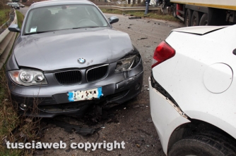 Sutri - Incidente sulla Cassia, 4 feriti