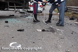 Sutri - Incidente sulla Cassia, 4 feriti