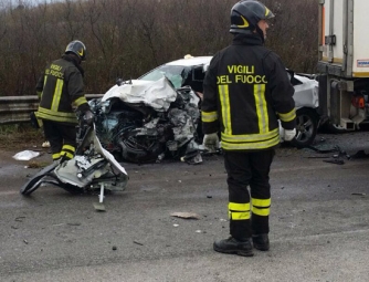 Sutri - Incidente sulla Cassia, 4 feriti