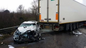 Sutri - Incidente sulla Cassia, 4 feriti