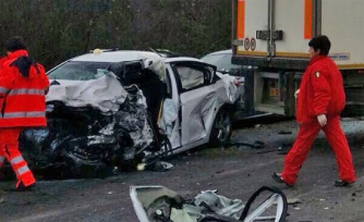 Sutri - Incidente sulla Cassia, 4 feriti